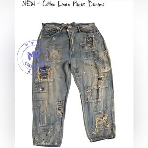 Magnolia Pearl Blue Distressed Denim